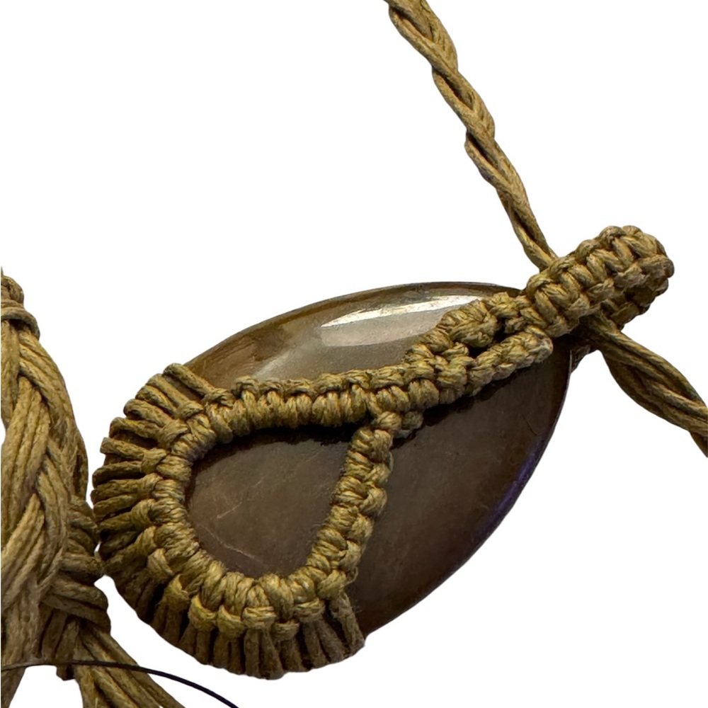 FREE PEOPLE Multi JASPER STONE SILK BRAIDING Cord - Picture 3 of 6